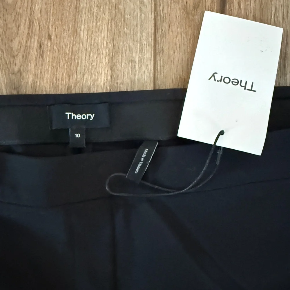 Theory Classic Black Trousers - Picture 3 of 4